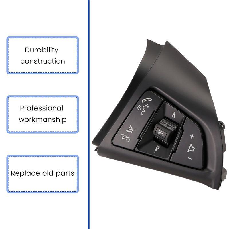 Car Steering Wheel Right Multifunction Button Telephone Volume Control Switch 96892135 For Cruze 2009-2014