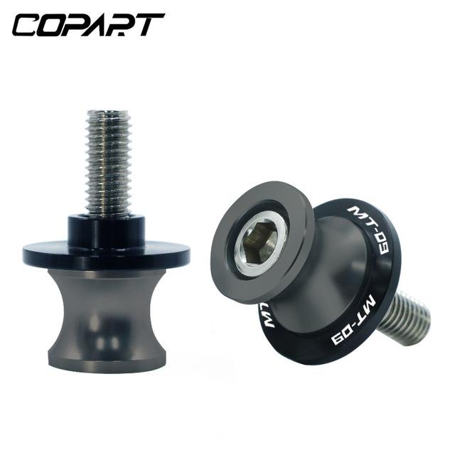 For YAMAHA MT09 FZ09 FJ-09 MT-09 TRACER MT 09 All Years 6/8MM Motorcycle Swing Arm Sliders Spools CNC Stand Screw Paddock
