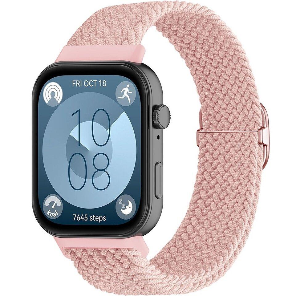 Nylon Strap for Huawei Watch Fit 4 / 4 Pro / 3, Pink