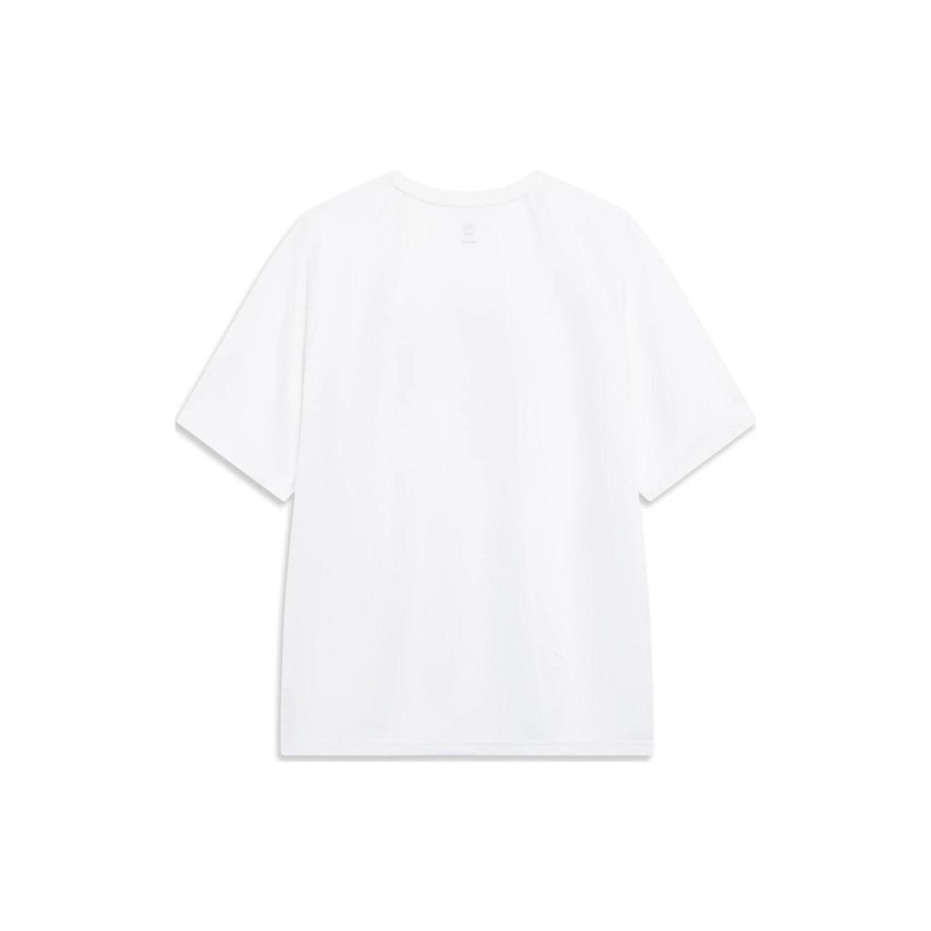 Li-Ning BadFive Logo T-shirt 'White Blue' Men's ATST087-1