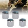 4 Pcs Electric Bass Knob Dome Metal High End Shell Inlaid Tone Volume Control Guitar Parts(Color