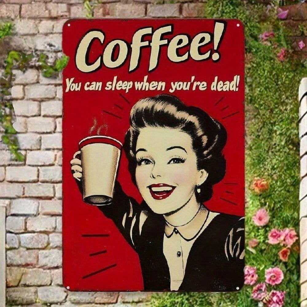 Vintage Metal Tin Sign Retro Wall Art Poster Plaque 20x30cm Home Decor