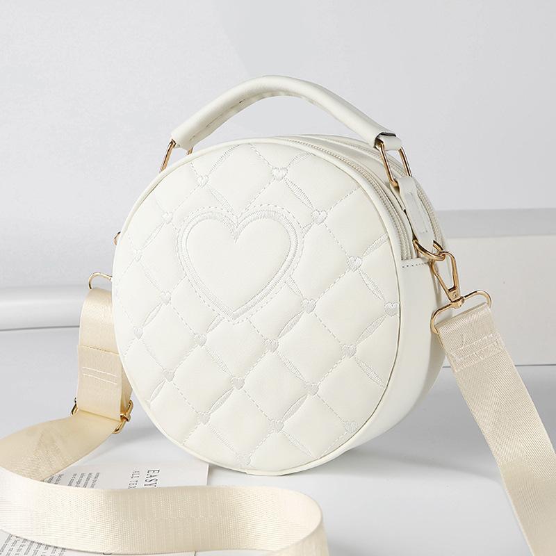 Love Embroidered Bag Exquisite High-end Cute Mobile Phone Messenger Bag Mini Small Bag Girls Shopping Shoulder Bag