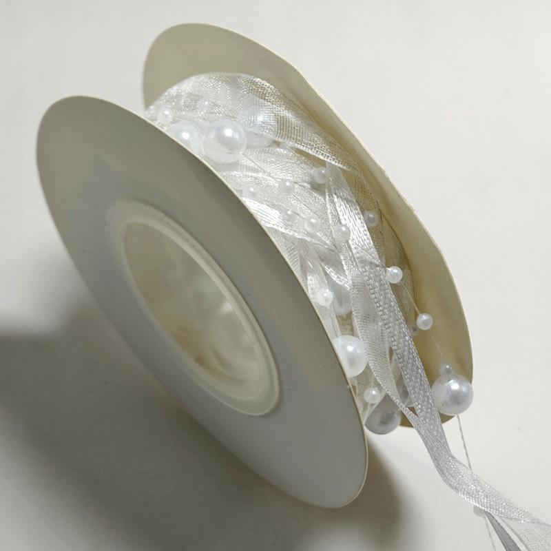 

Сделанная вручную бисерная пряжа и жемчужная лента для аксессуаров для упаковки цветов