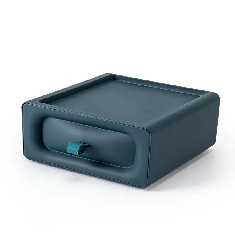 Drawer Style Desktop Storage Box, Storage Box, Multifunctional Office Desk Storage Box, Organizing and Accommodation Storage Box армия зеленый