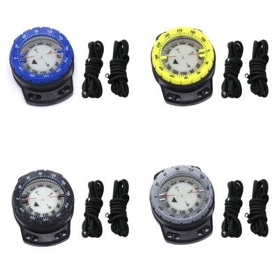 Wasserdichte Tauchkompasse Unterwasser-Campingkompasse mit elastischen Armbändern Tauchuhrenarmband Navigationskompasse