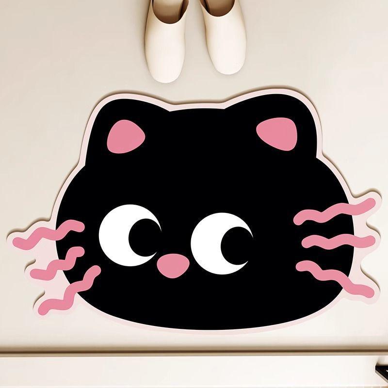 Spotted Dog Non-Slip Quick-Dry Diatom Mud Bathroom Mat