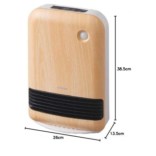 Iris Ohyama Heater Ceramic Fan Heater Heating Equipment Electric Feet Small Warm Air Energy Saving Dressing Room with Motion Sensor Large Air Volume W