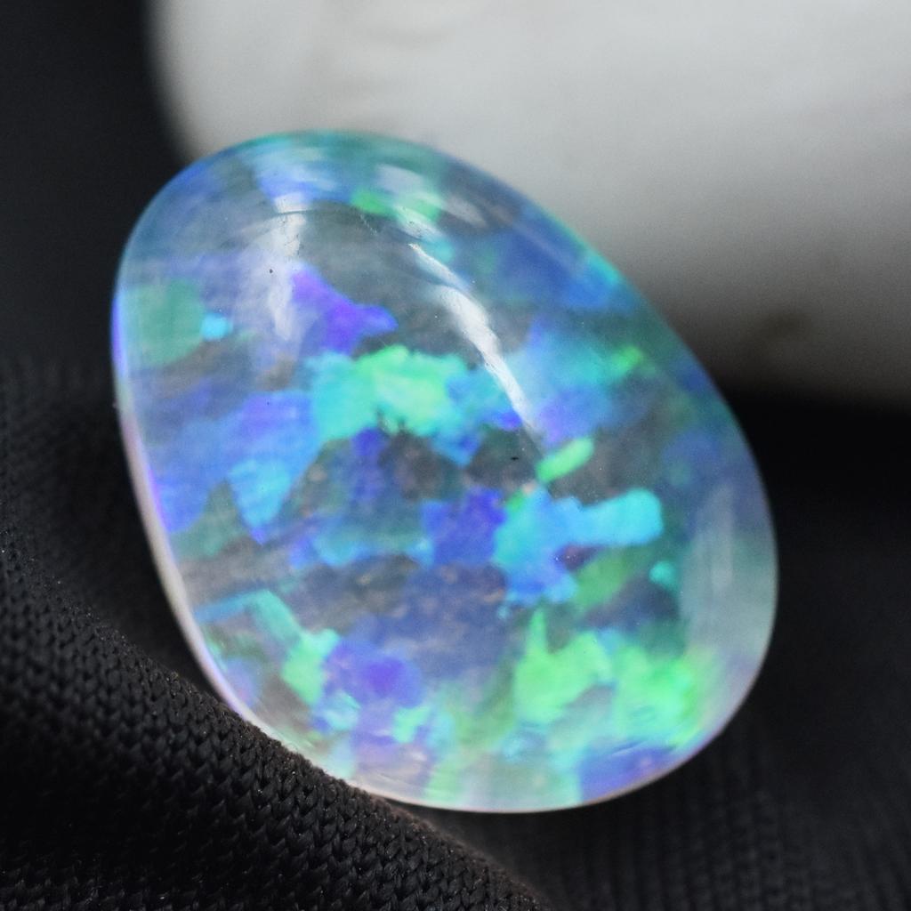 Lab Created Boulder Opal 12.15 Ct Fancy Certified Beautiful Loose Gemstone