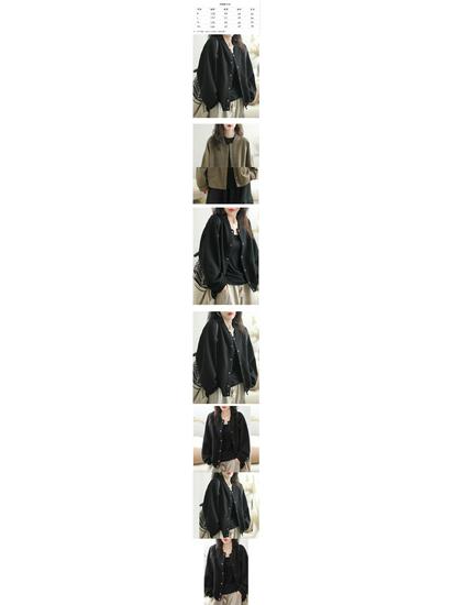 Women's Casual Sporty Baseball Jacket - Korean Style, Versatile Plus Size, Loose Fit, Spring/Autumn 2025.