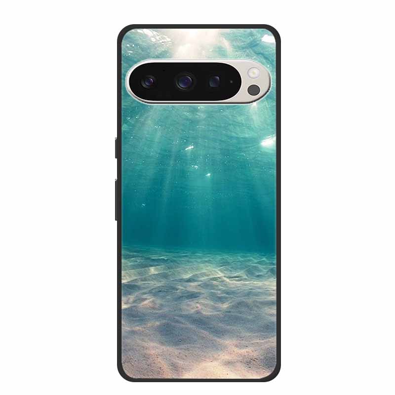 Für Google Pixel 9 5G Hülle Luxus TPU Weiches Silikon Handyhüllen für Google Pixel 9 Pro Pixel9 Cartoon Süße Stoßstangenabdeckung Fundas