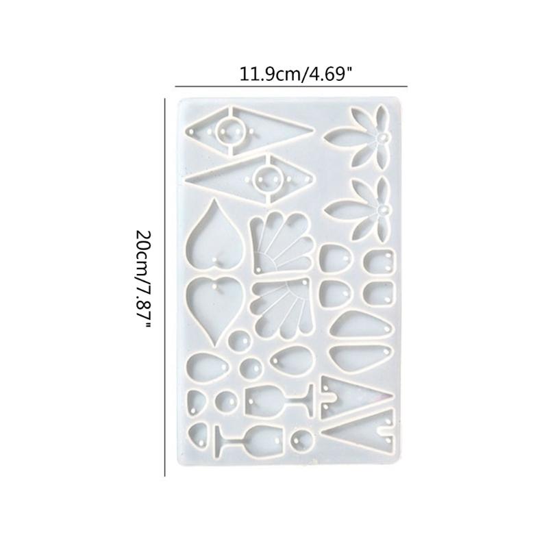 Resin Jewelry Molds,Keychain Resin Molds Heart/Cup Silicone Mold for Resin Pendants Keychain,Earrings,Jewelry Making