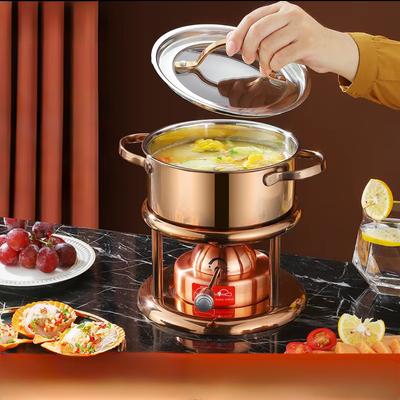 304 Edelstahl-Hot Pot für eine Person, Hotelclub, verdickter Edelstahl-Hot Pot, kommerzielle Familie, ein Topf pro Person
