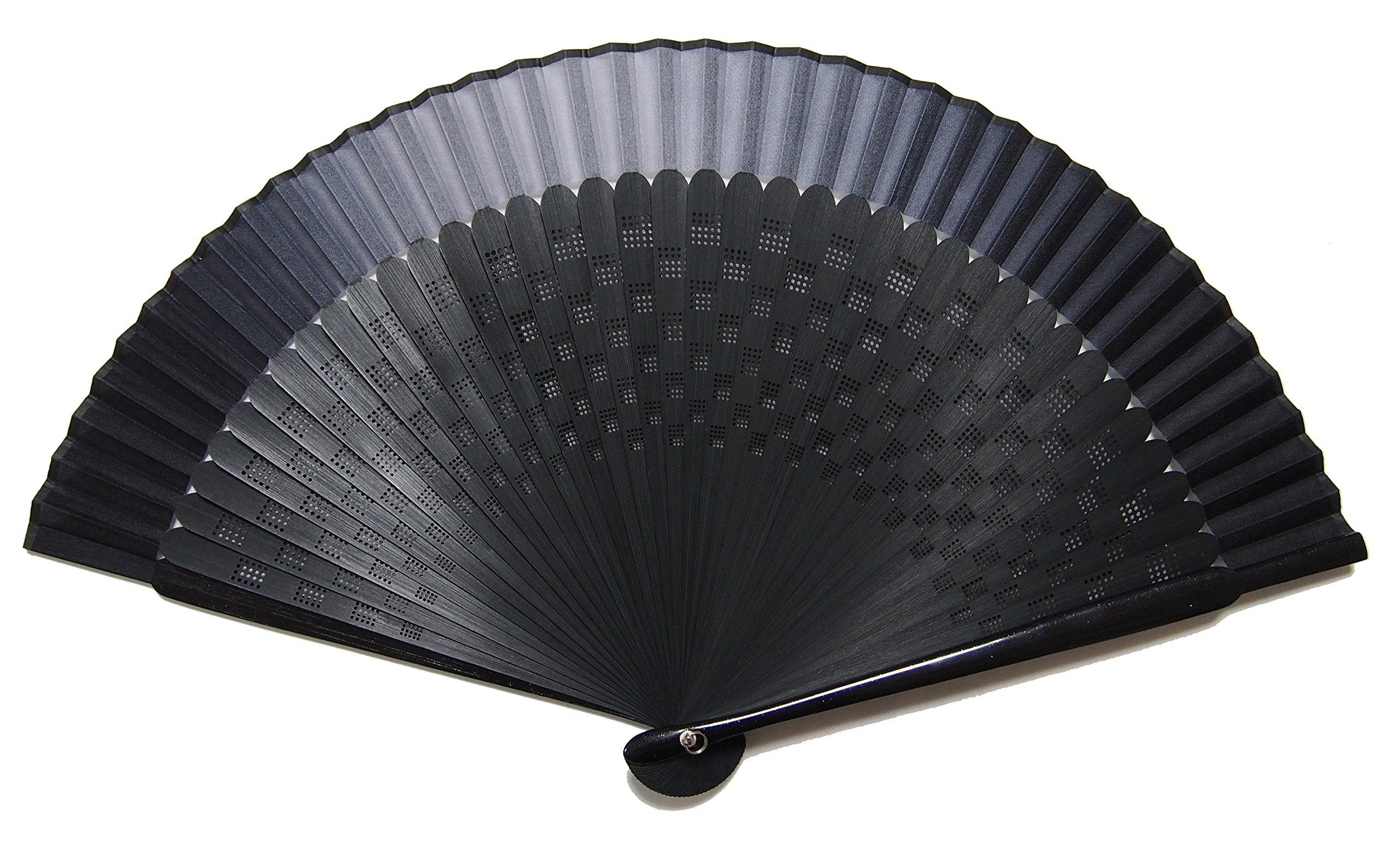 

Складной веер Asahioh ручной работы для коротких 22 см x 40 Клетчатый Товар 169004 Мужской, Шелк, Ребра, окрашенные в черный цвет, Спицы, Ребра с лазерной обработкой, Узор, Черный, чёрный