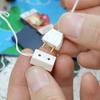 4Pcs 1/12 Dollhouse Decorative Lamp Transformer Socket Connection Line Model Home Appliances Accessories Kid Pretend Play Toys