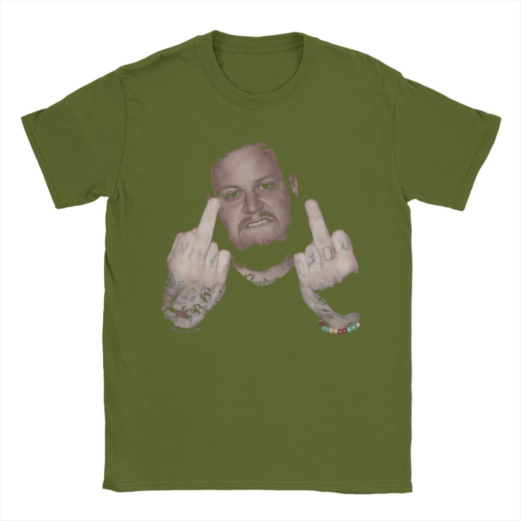 Unisex Women Fashion JELLY ROLL Middle Finger 87359589 T Shirt Tee Cotton Tshirts Clothes