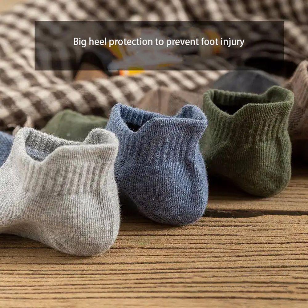 All-match Simple Summer Mesh Cotton Shallow Low-top Socks Hosiery Men's Socks Boat Socks