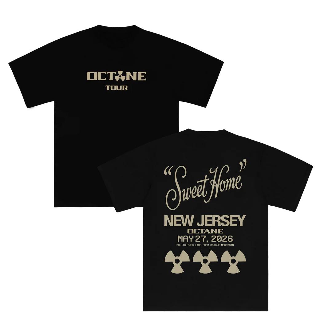 Don Toliver Merch - Octane  Sweet Home  New Jersey On May 27, 2026 T-Shirt XXXXL
