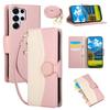 Crossbody Lichee Pattern Wallet Leather Phone Case For Samsung S26 Ultra S25 Plus S24 S23 A16 A26 A06 A17 A07 Long Lanyard Cover