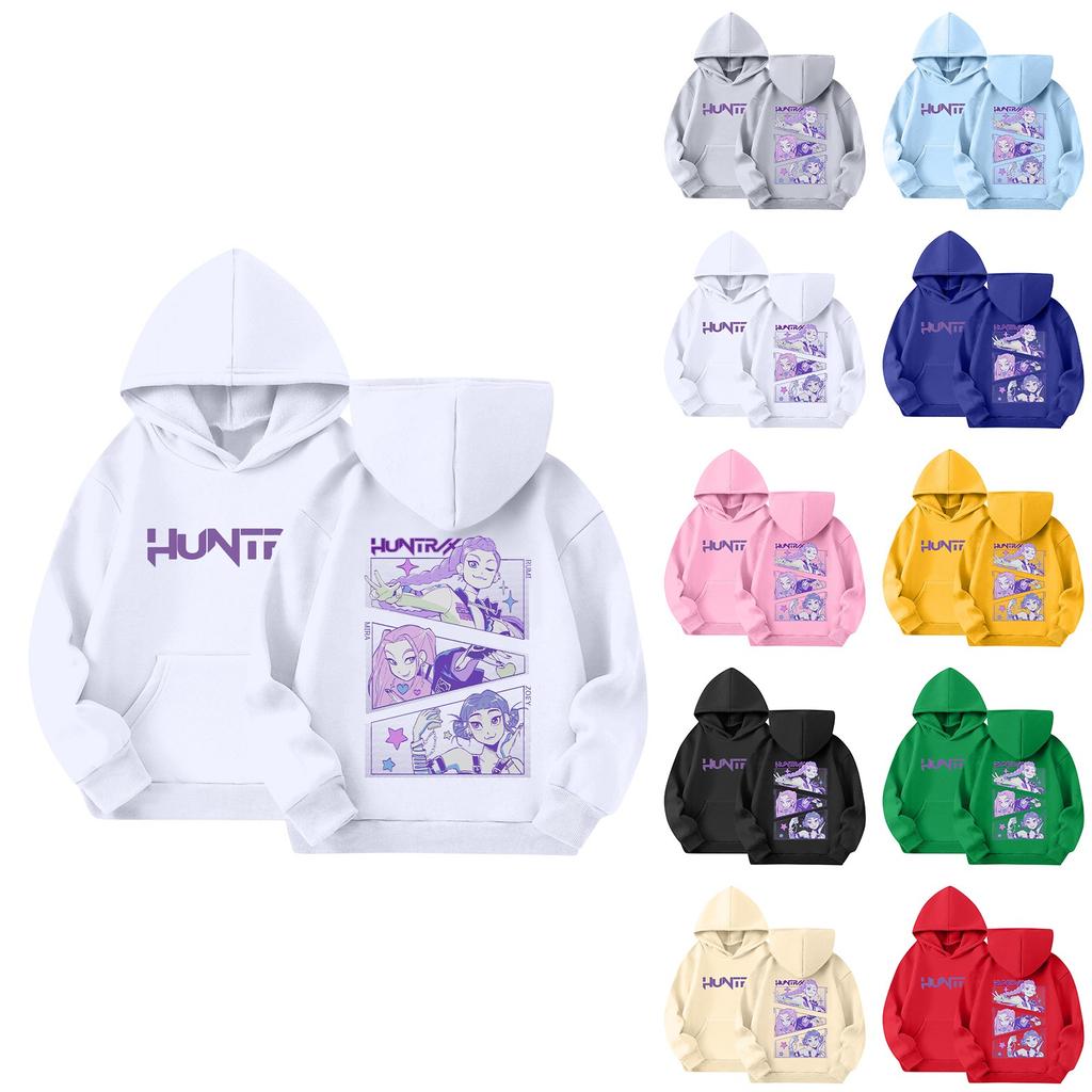 Women's Hooded Gradient Printed Long Sleeved Sweatshirt Loose Women's Sweatshirt  Sweatshirt