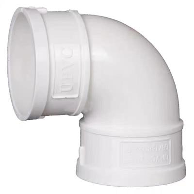 Tieluowei PVC-Abflussrohr 90-Grad-Bogen
