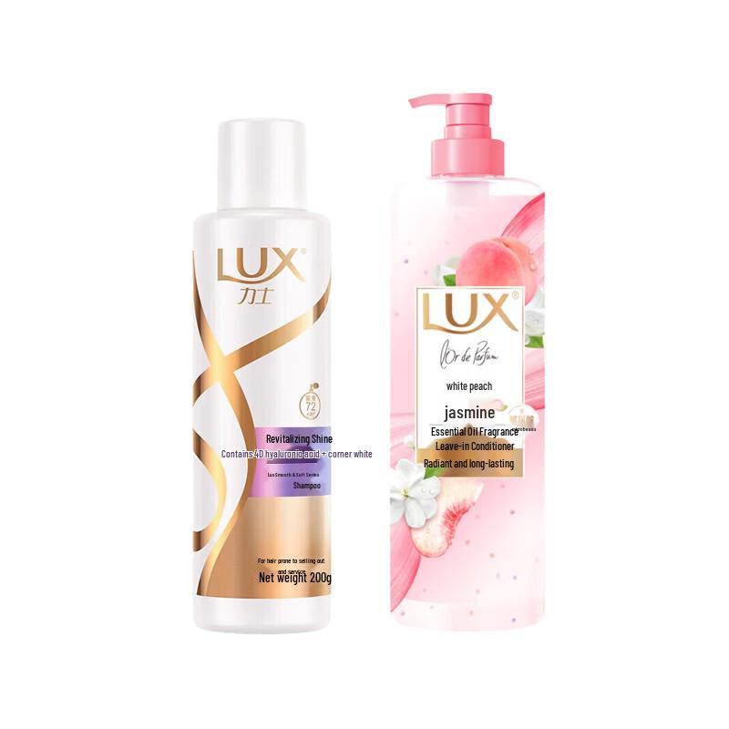 

Lux Revitalizing Shampoo & White Peach Jasmine Conditioner Set