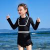 ASK JUNIOR Kids' Chlorine-Resistant One-Piece Swim Dress