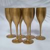 Set of 12 Golden Champagne Flutes Wedding Goblets Gold Glass Drinkware for Engagement Birthday Anniversary Party Favors