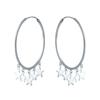 Silver Earrings Without Stones (2005766)