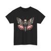 Unisex Erwachsenen T-Shirt Tattoo Kunst Goth Motte Totenkopf Tutu Insekt Gruselig Horror Fan