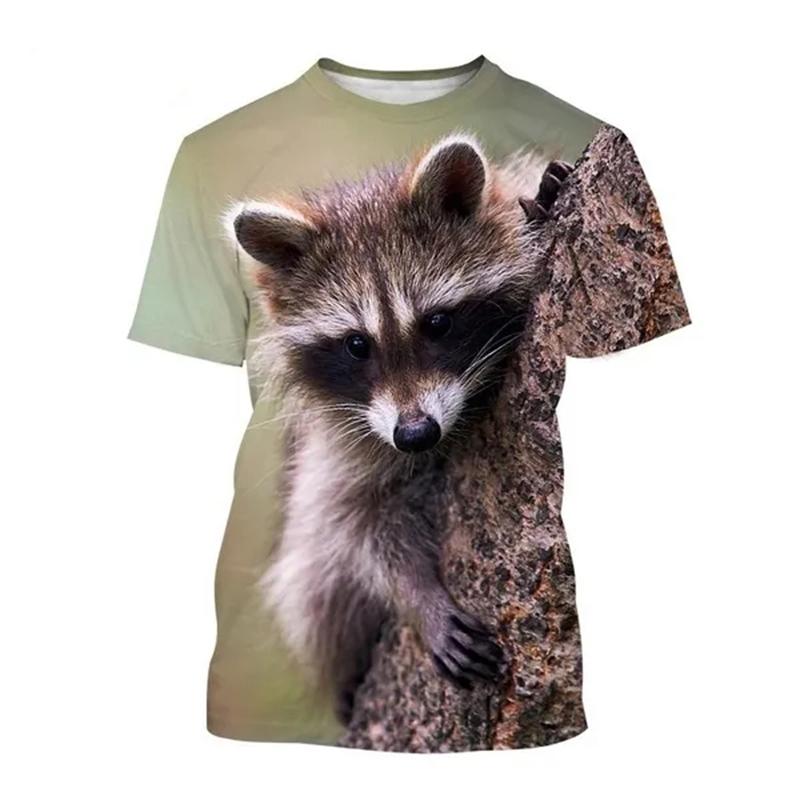 Animal 3D Print T-Shirts Men Women Casual Fashion Streetwear Oversized Short Sleeve T Shirt Kids Tees Tops Man Clothing
