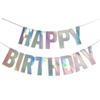 Creative Laser Birthday Flag Decoration Party Supplies Alphabet Happy Birthday Banner Bunting