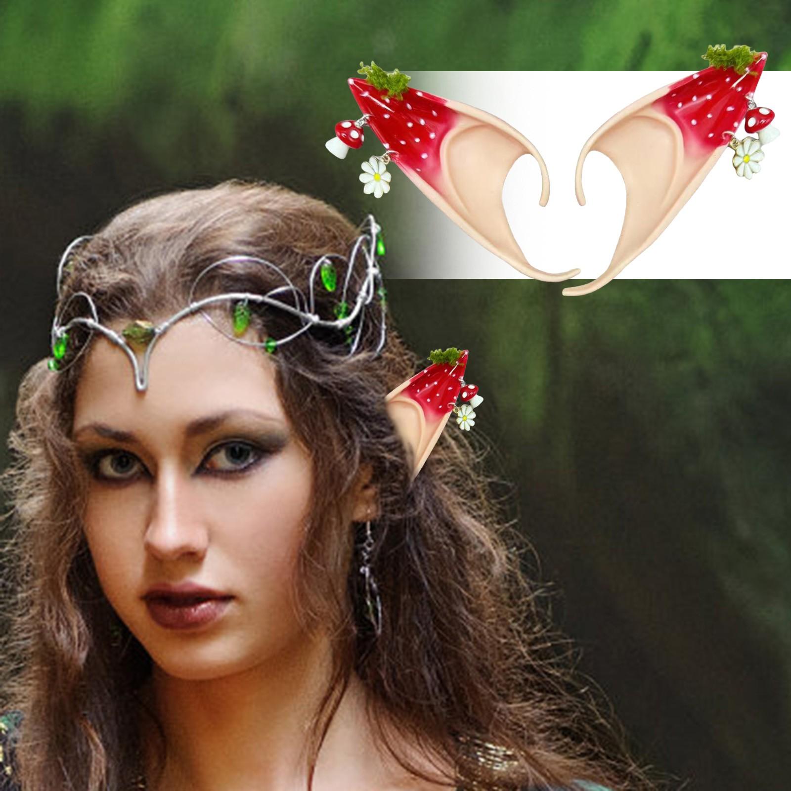 

Вечеринка ушей Накладные уши, Красный Зеленый Фиолетовый Синий One Size красный