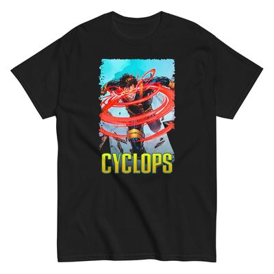 26 Cyclops Animated T Shirt Mens Licensed Marvel Comic Book Tee New X-Men Black Unisex T-Shirt