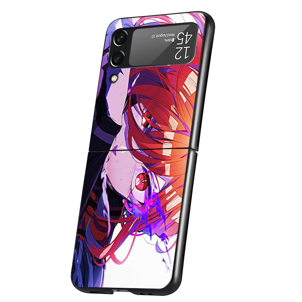 Blue Lock Chigiri Hyoma Cover Phone Case For Samsung Galaxy Z Flip 7 6 5 4 3 5G Flip7 Flip6 Flip5 Flip4 Flip3 Black Fundas Shell