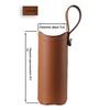 Hochwertiger Verdickter PU-Leder Glas Wasserbecher Schutzhülle Universelle Isolierte Tassenabdeckung Mit Handschlaufe Eleganter Moderner Stil