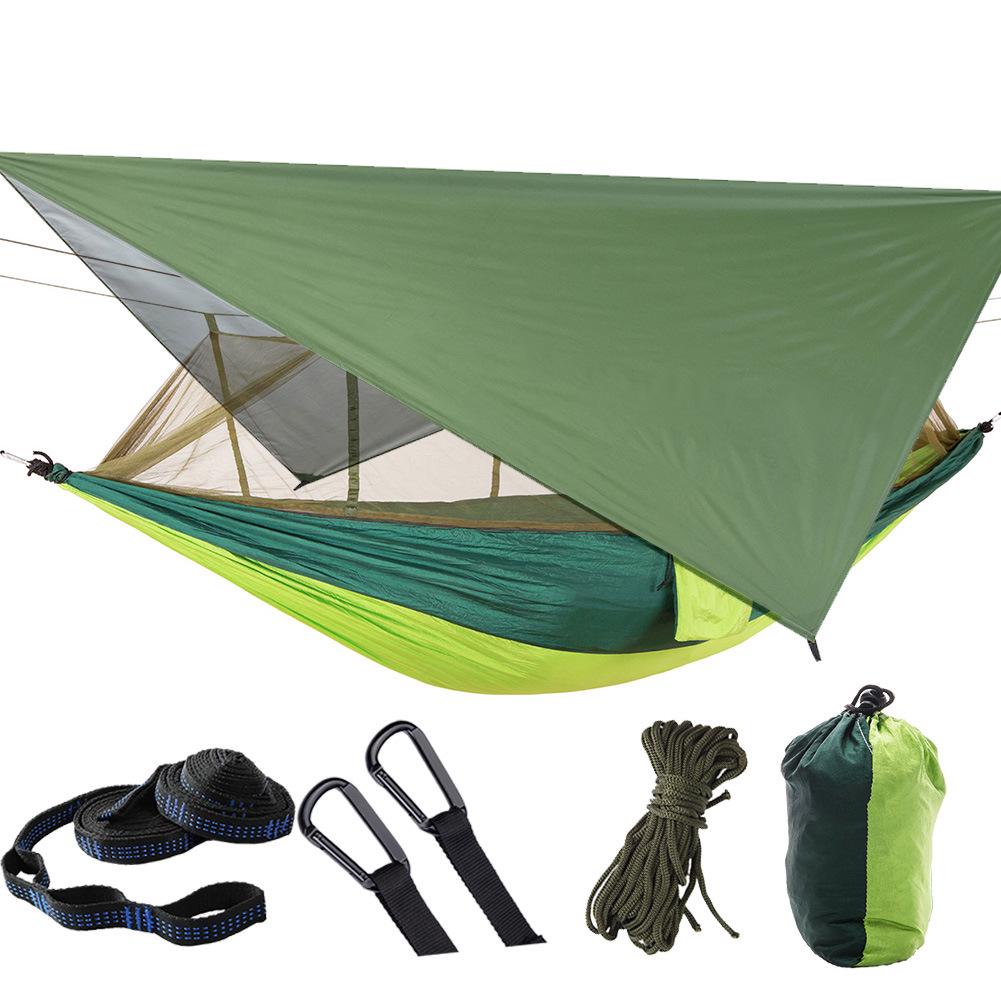 Telo per amaca in nylon impermeabile da esterno, protezione solare e antizanzare, set