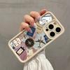 Vintage Travel Collage with Ticket To Anywhere Art  Phone Case for iPhone 17 16 15 14 13 12 11 Series Pro Max Plus