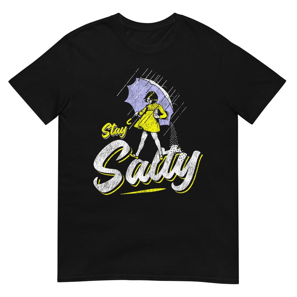 Vintage Salty Meme All These Flavors Girl Holding Umbrella T-Shirt