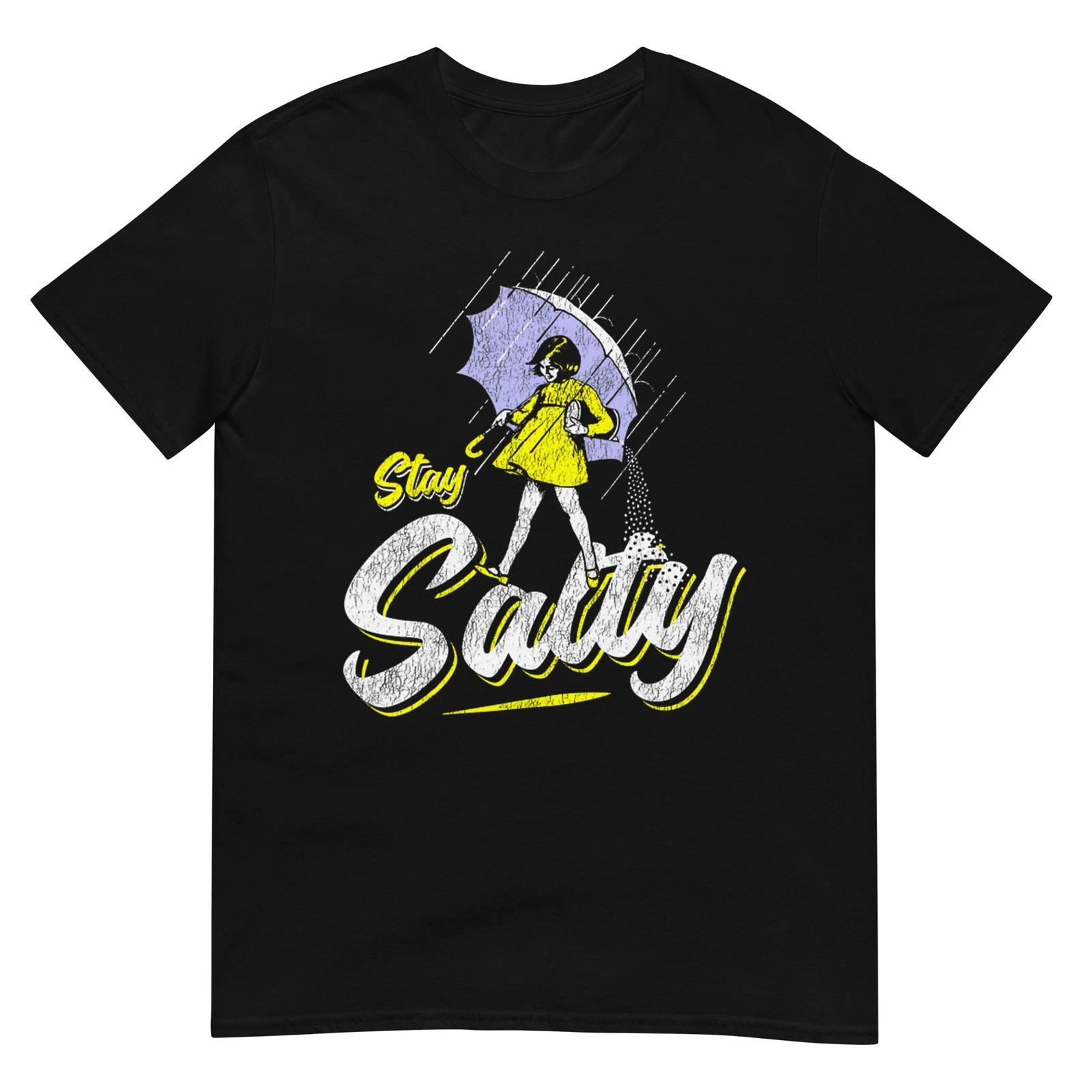 

Vintage Salty Meme All These Flavors Girl holding Umbrella T-Shirt 2XL
