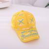 Adjustable Kids Baseball Cap Breathable Children Sun Hat Trendy Sunshade Hats  for Boys Girls