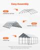 12' x 20' Metal Carport Heavy Duty Outdoor Car Shelter Garage for Boats