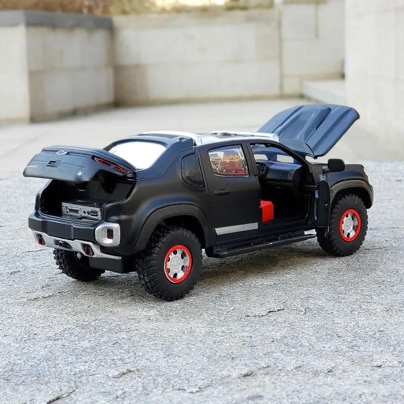 1/32 Chevrolet Colorado ZH2 Alloy Car Model Diecast Off-road Vehicles Simulation Sound and Light Children's Toys Collection Gift