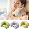 Adjustable Firmness Inflatable Neck Pillow Portable U Shaped Neck Pad Travel Neck Pillow  Airplane