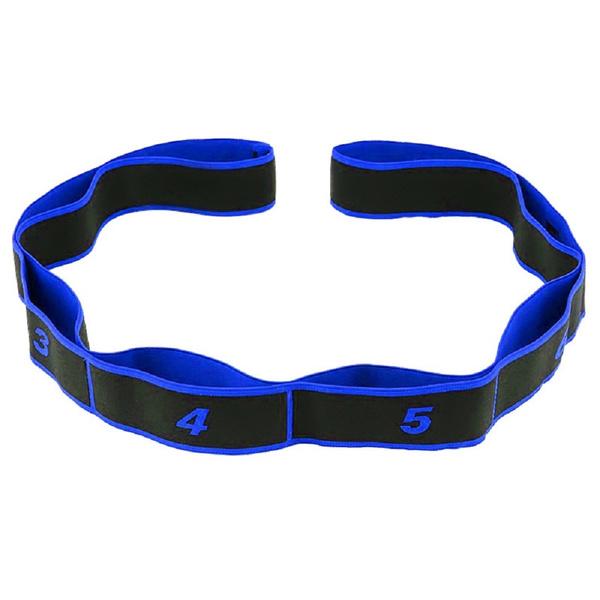 Yoga Stretching Strap with Loops - 8-Loop Exercise Strap for Physical Therapy Flexibility Pilates Dance Gymnastics Recovery Workout