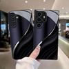 Minimally streamlined design glass phone case for Samsung Galaxy S26 S25 S24 S23 S22 S21 S20 fe plus ultra anti fingerprint