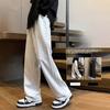 Japanese fashion brand heavyweight casual sweatpants for men in spring and autumn, new gray wide leg pants for teenagers,  casual pants