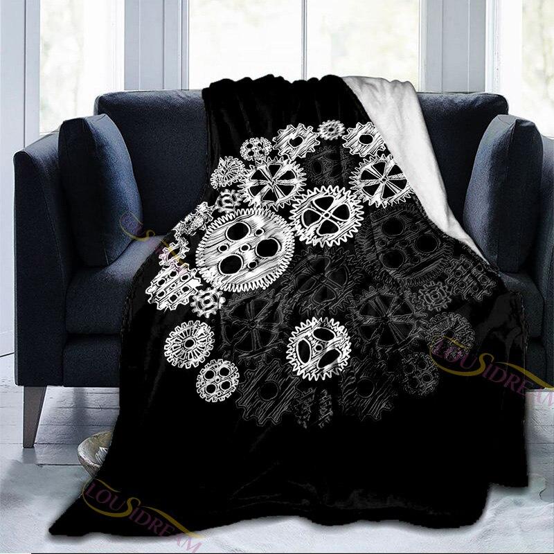 Moderne Tai Bagua Yin Yang Patroon Gooi Deken Bank Bed Stoel Bank Vrije tijd Tapijt Bagua Array Enkel Tapijt Sofa Deken Gooi Dekens