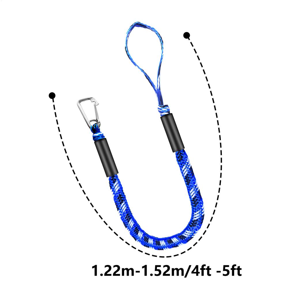

Boat Tie Downs For Dock Anchoring Boat Dock Lines With Clip Marine Security Kayak Anchoring Products For Pontoon Rafting синий