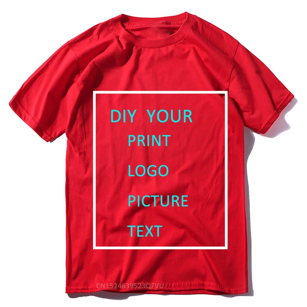 DIY CUSTOM YOUR PRINT LOGO PICTURE TEXT TSHIRTS WOMEN MEN UNISXE TSHIRT 100 COTTON OWN DESIGNS TOPS TSHIRT Gift